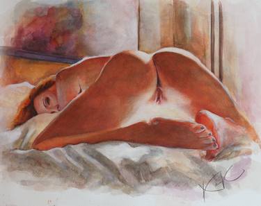 Print of Fine Art Nude Paintings by Vitaliy Kvack