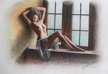 Print of Nude Drawings by Vitaliy Kvack