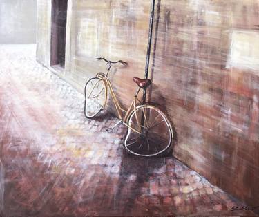 Print of Bike Paintings by Elisa Mene