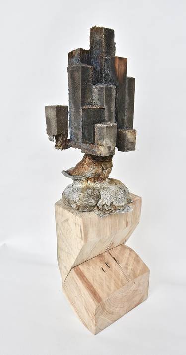 Original Abstract Architecture Sculpture by Joseph Rogers