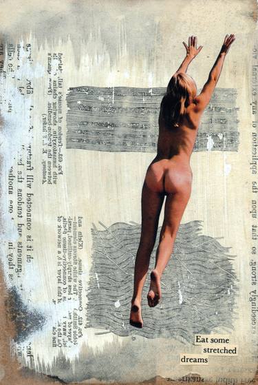Print of Abstract Erotic Collage by Simon Kirk