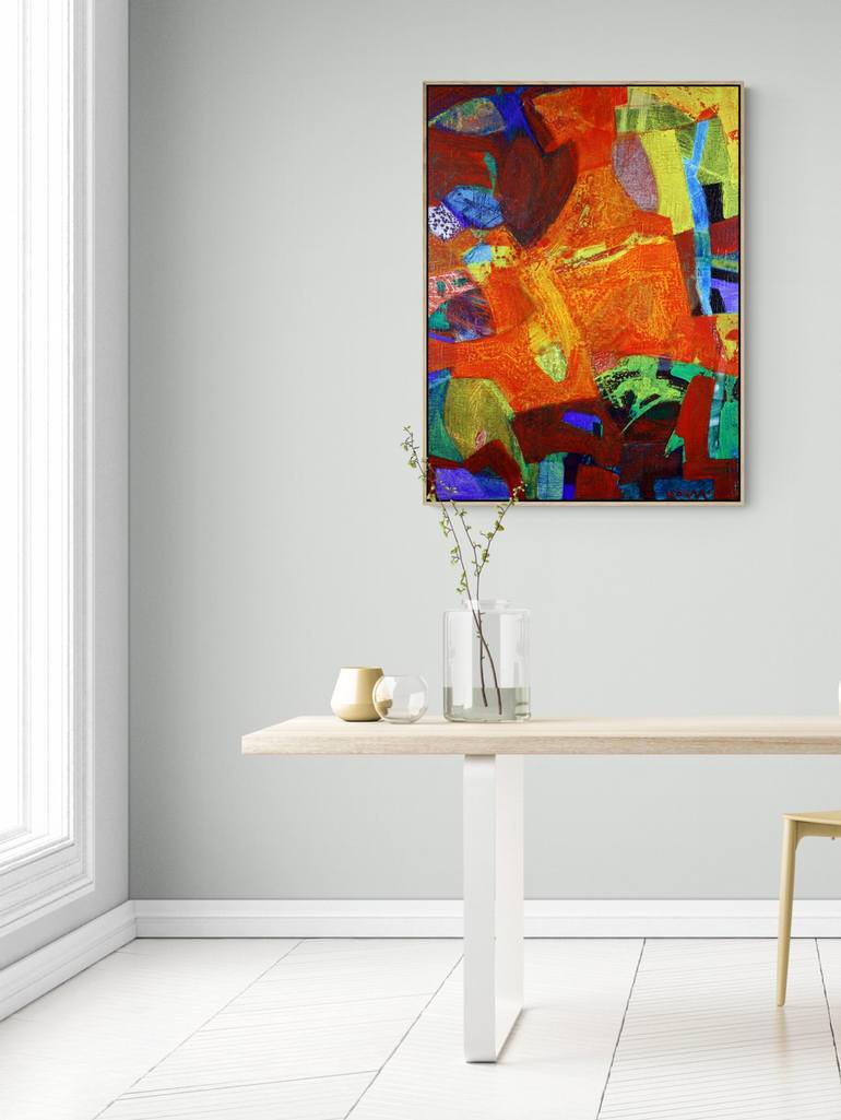 Original Abstract Painting by Piotr Kownacki