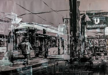 Print of Expressionism Cities Paintings by Khalid Khan - KAAY