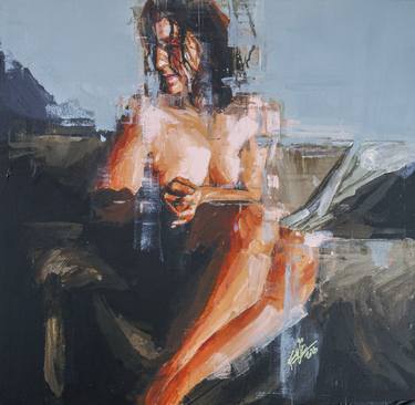 Original Nude Paintings by Khalid Khan - KAAY