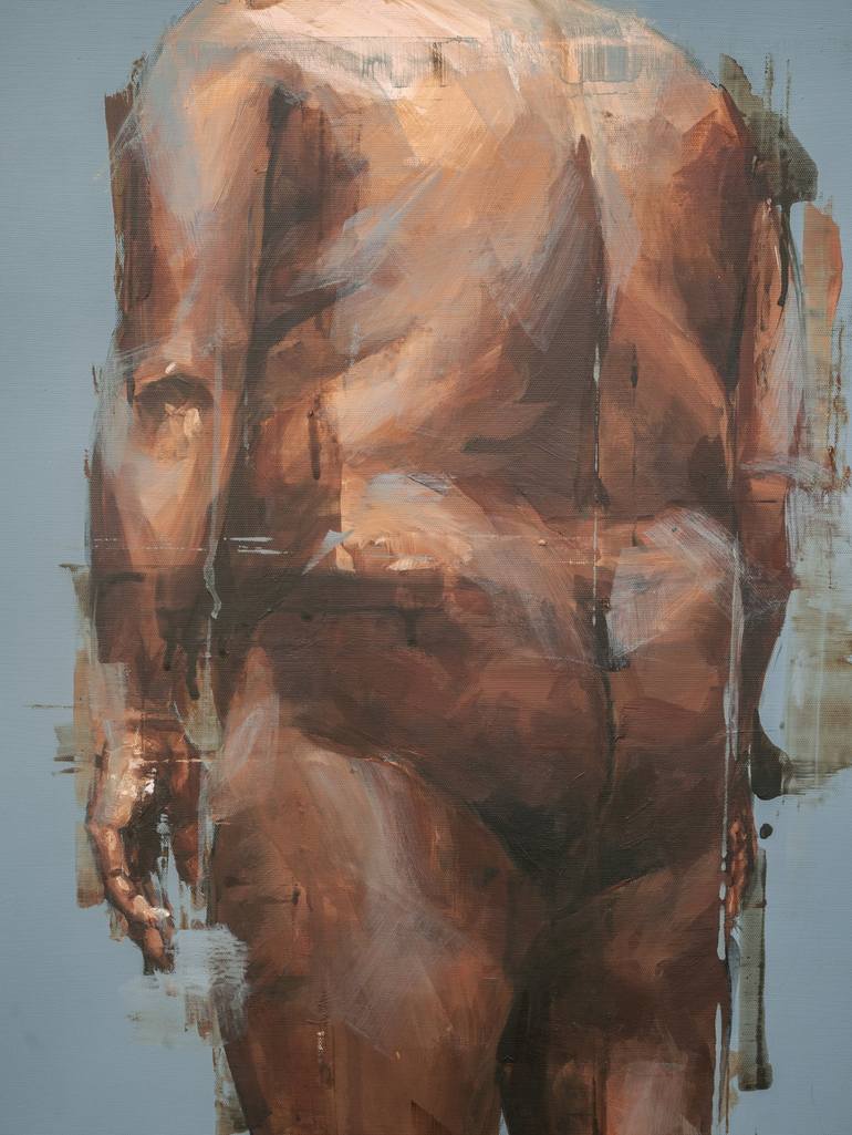 Original Contemporary Nude Painting by Khalid Khan - KAAY