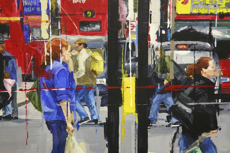 Original Documentary Cities Painting by Khalid Khan - Kaay