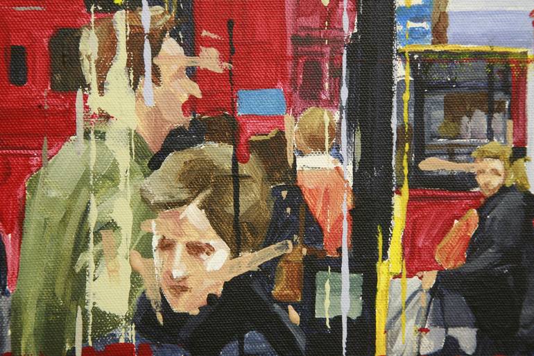 Original Documentary Cities Painting by Khalid Khan - Kaay