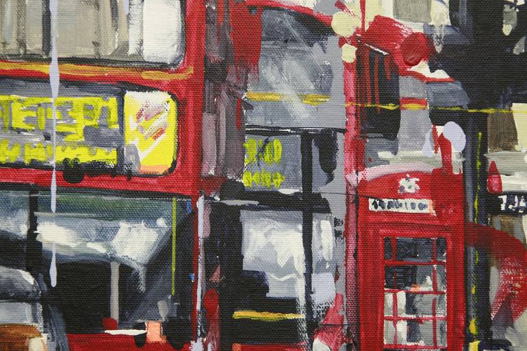 Original Documentary Cities Painting by Khalid Khan - Kaay