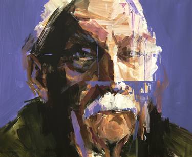 Original Expressionism Portrait Paintings by Khalid Khan - KAAY