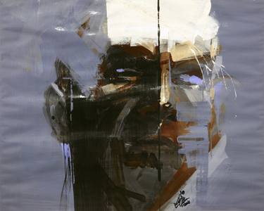 Original Expressionism Portrait Paintings by Khalid Khan - KAAY