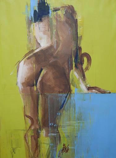 Print of Nude Paintings by Khalid Khan - KAAY