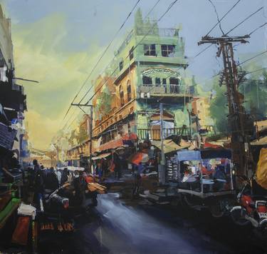 Original  Paintings by Khalid Khan - KAAY