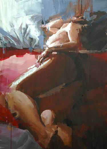 Original Nude Paintings by Khalid Khan - KAAY