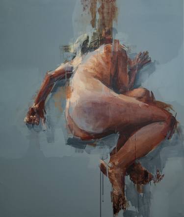 Original Nude Paintings by Khalid Khan - KAAY