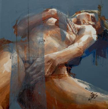 Original Nude Paintings by Khalid Khan - KAAY