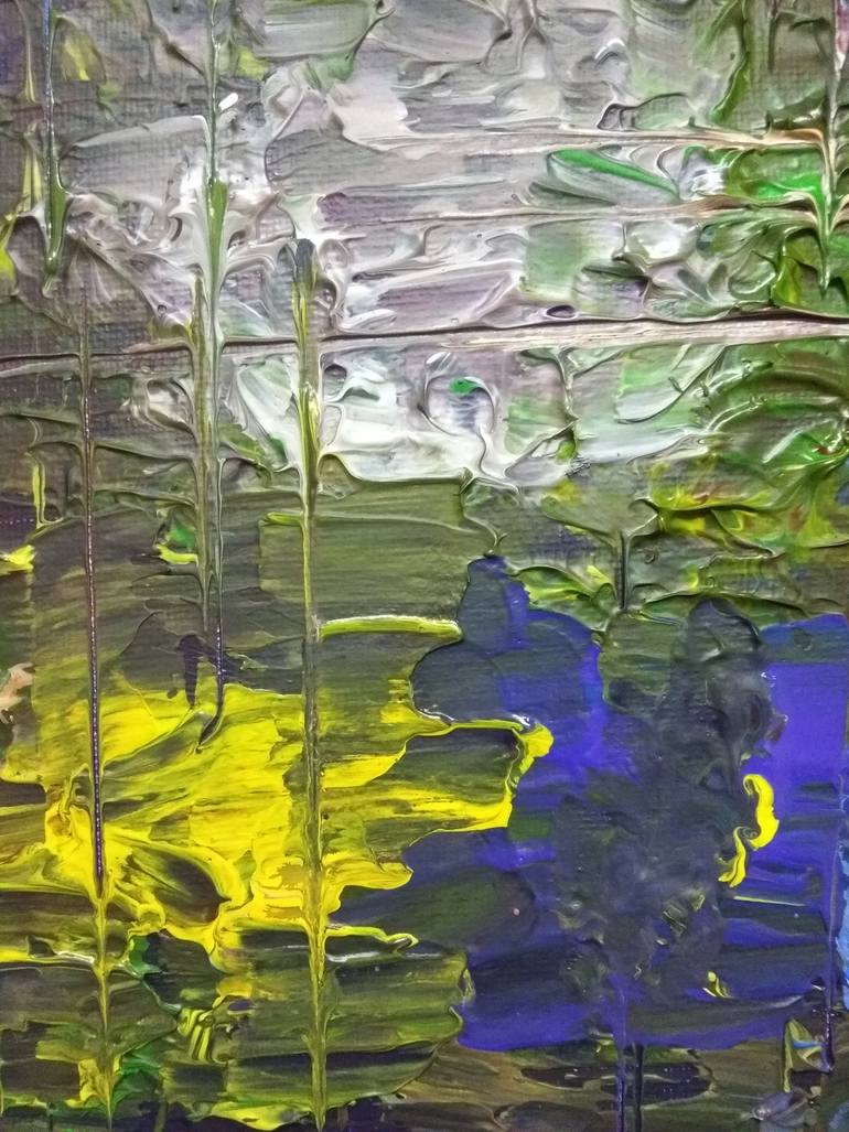 Original Abstract Expressionism Abstract Painting by Dip Tan