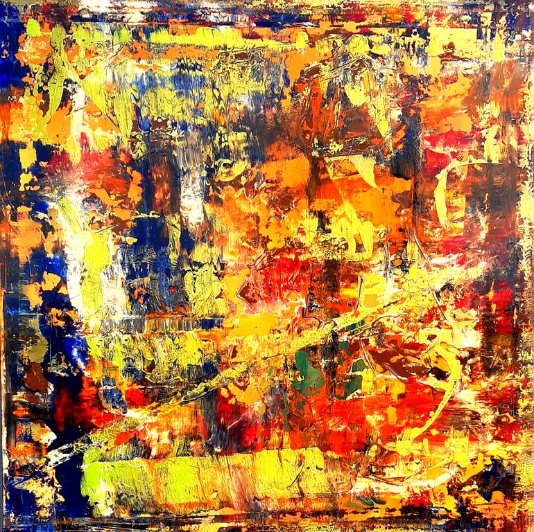 Original Abstract Painting by David  Hardy