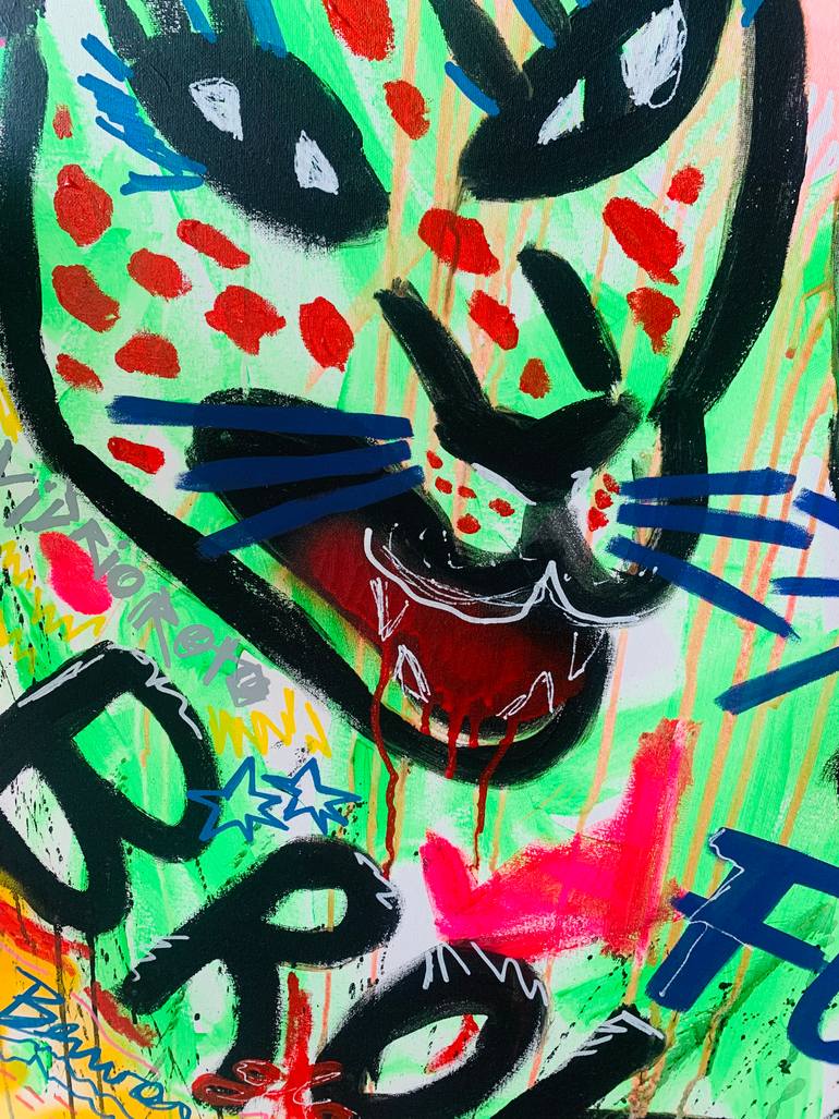 Original Modernism Abstract Painting by Le Le Carrington