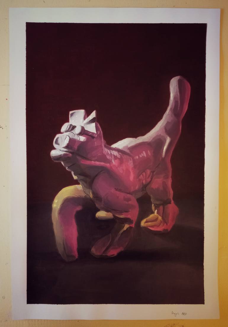 Original Figurative Animal Painting by Antoine Quairiat