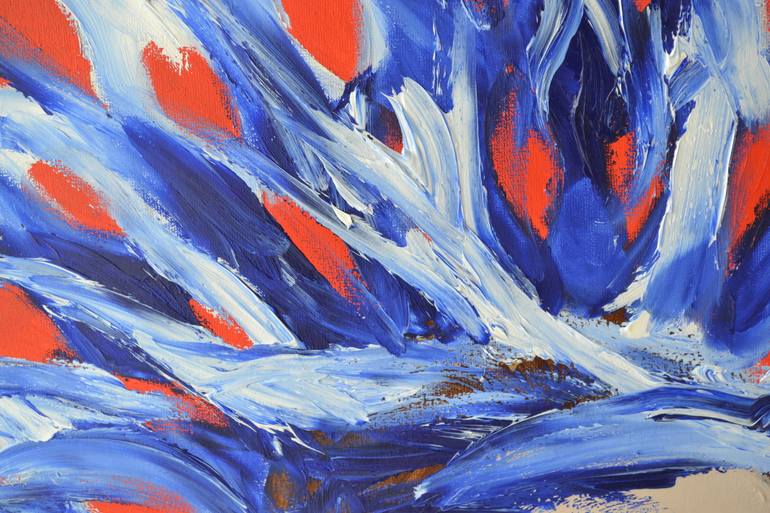 Original Abstract Expressionism Abstract Painting by Kris Krissty