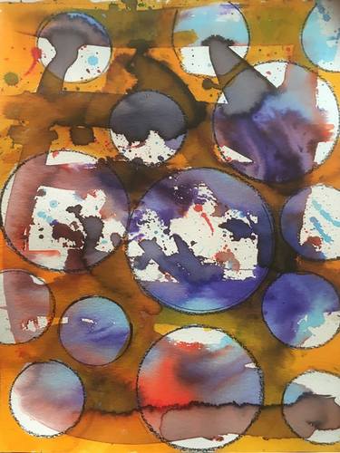 Original Abstract Painting by David Baena