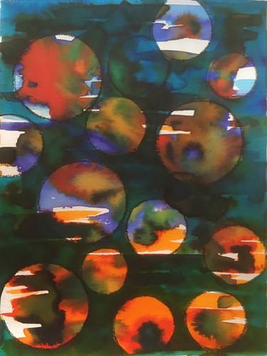 Original Abstract Painting by David Baena