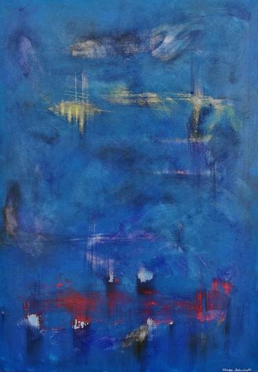 Original Abstract Painting by Giuseppe Angelo Salmoiraghi