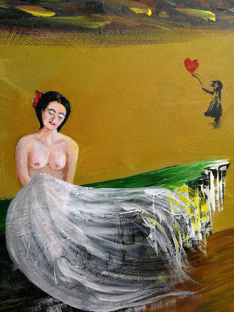 Original Nude Painting by Giuseppe Angelo Salmoiraghi