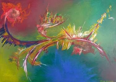 Original Abstract Paintings by Giuseppe Angelo Salmoiraghi