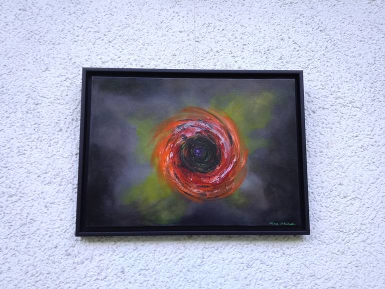 Original Abstract Painting by Giuseppe Angelo Salmoiraghi