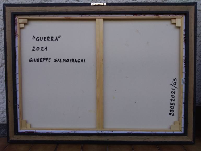 Original Abstract Painting by Giuseppe Angelo Salmoiraghi