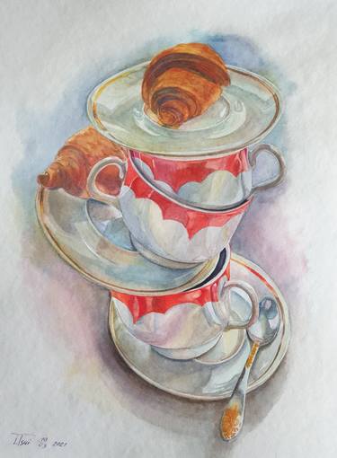 Print of Fine Art Food & Drink Paintings by Iryna Tsai