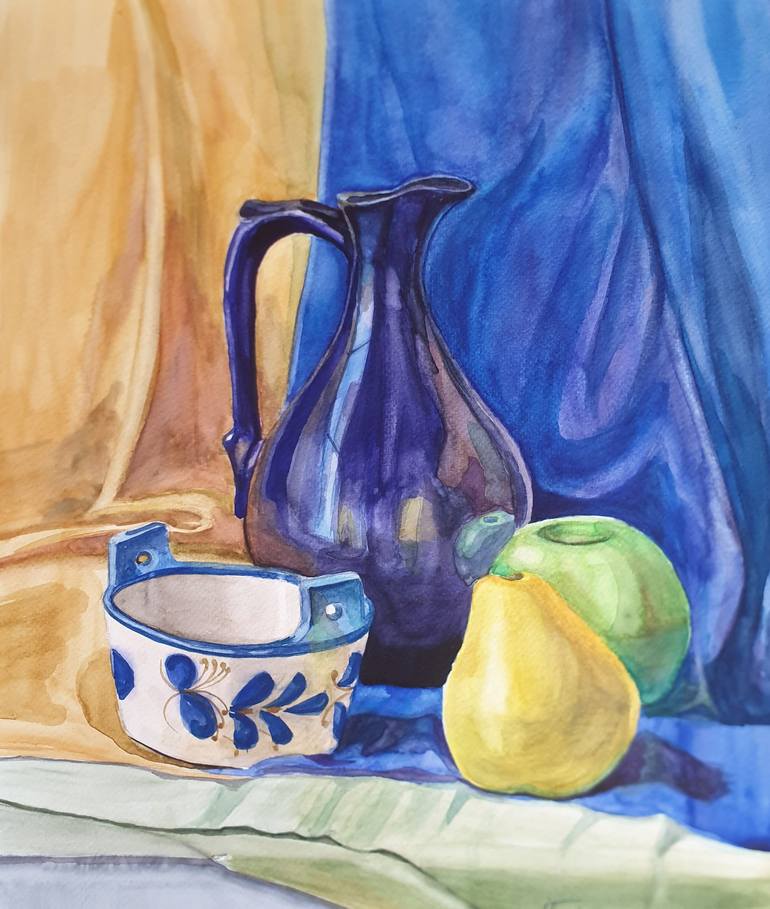 French breakfast still life Painting by Iryna Tsai