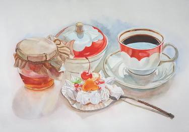 Print of Fine Art Food & Drink Paintings by Iryna Tsai
