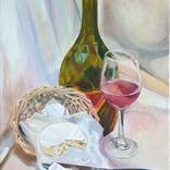 French breakfast still life Painting by Iryna Tsai