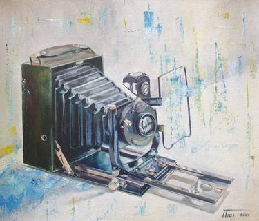 Original Photorealism Science/Technology Paintings by Iryna Tsai