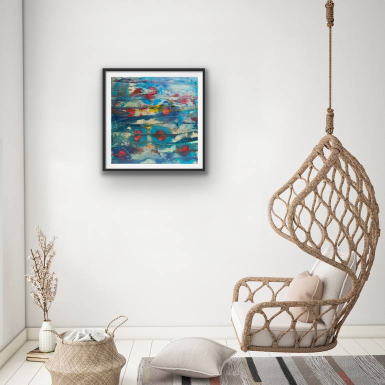 Original Illustration Abstract Painting by Valerijana Krasniqi