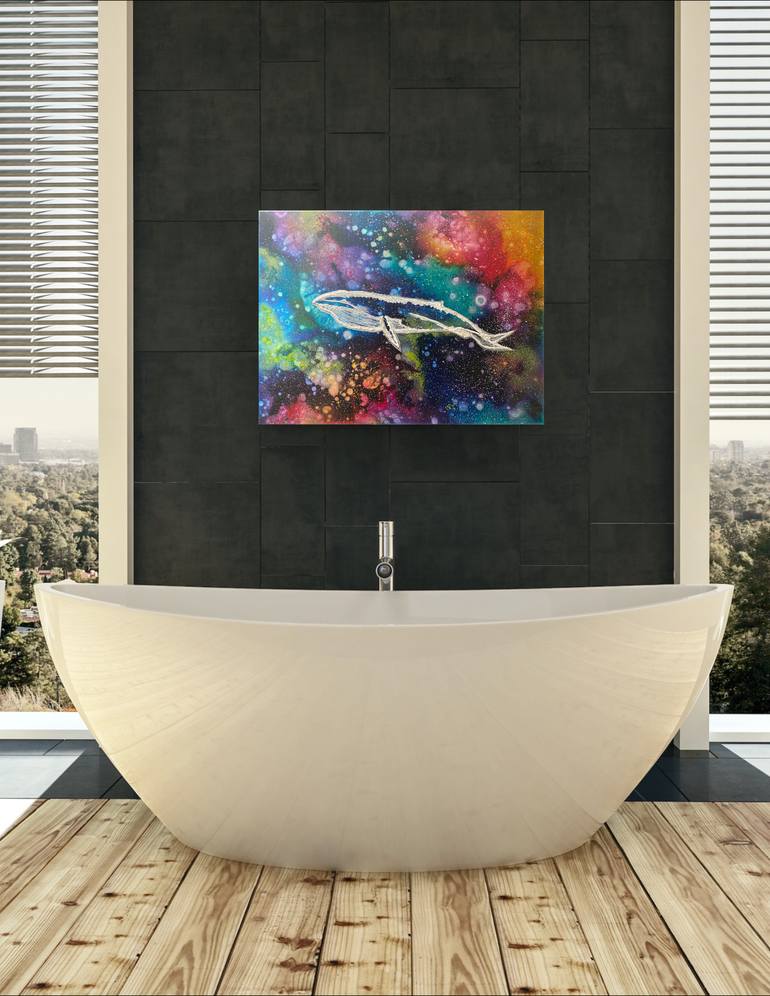 Original Abstract Animal Painting by Valerijana Krasniqi