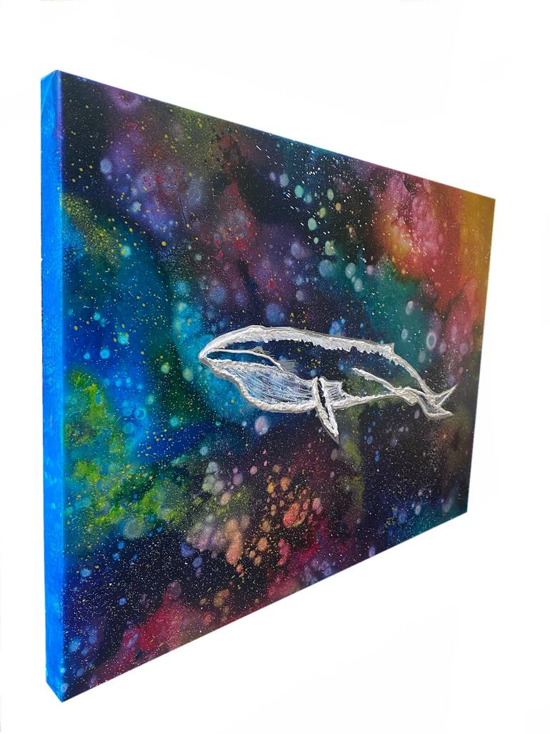 Original Abstract Animal Painting by Valerijana Krasniqi
