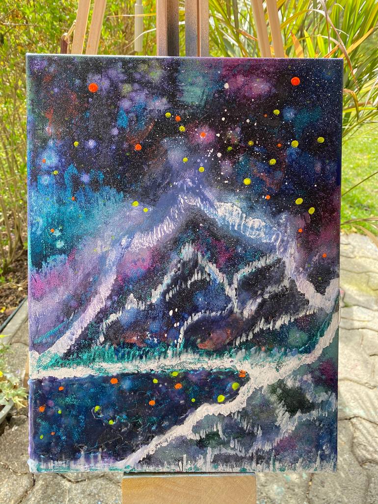 Original Abstract Nature Painting by Valerijana Krasniqi