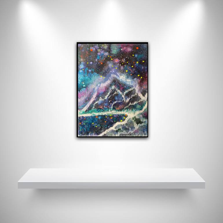 Original Abstract Nature Painting by Valerijana Krasniqi