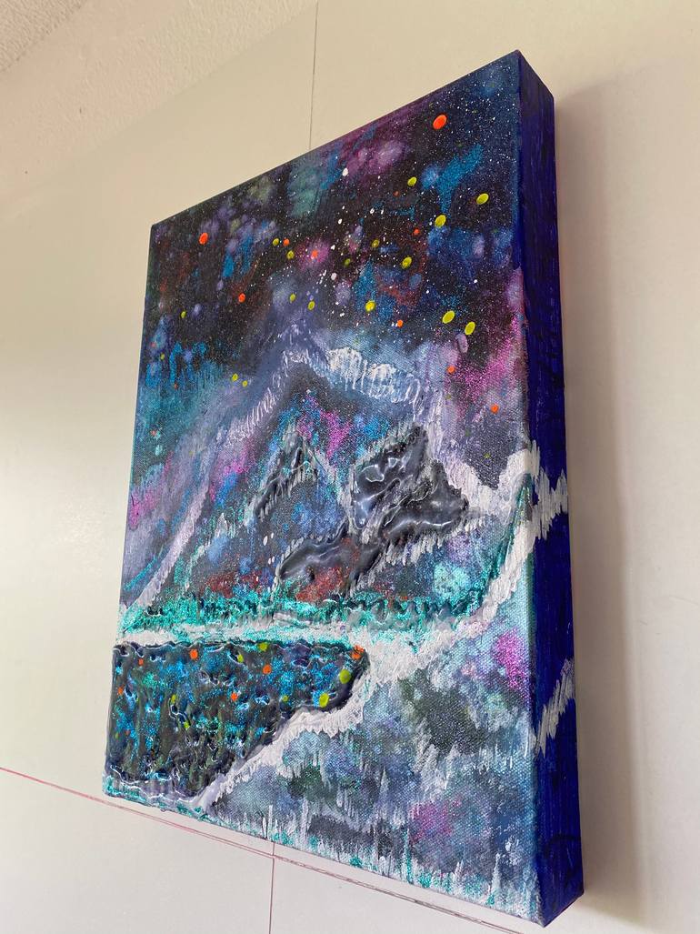 Original Abstract Nature Painting by Valerijana Krasniqi