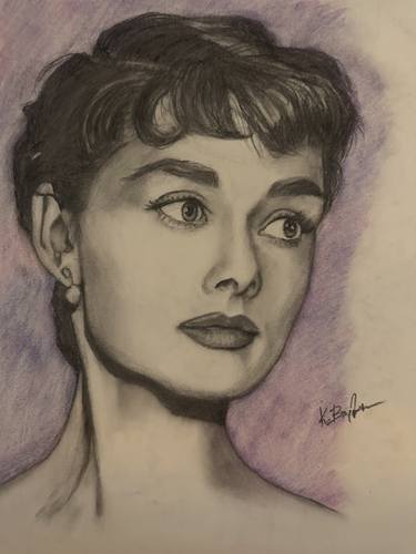 Print of Fine Art Portrait Drawings by Kalliope Varlamiti