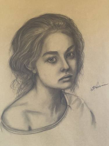 Original Portrait Drawings by Kalliope Varlamiti