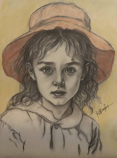 Original Figurative Children Drawings by Kalliope Varlamiti
