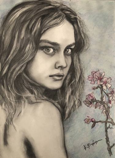 Original Portrait Drawings by Kalliope Varlamiti