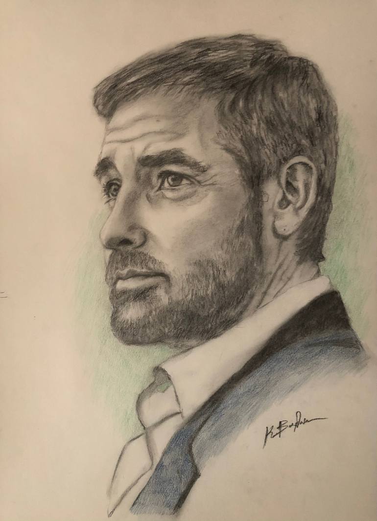 Original Other People Drawing by Kalliope Varlamiti