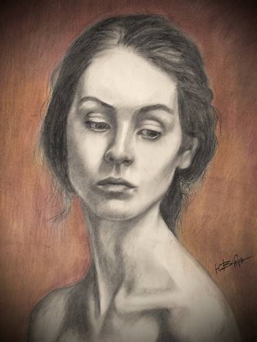 Print of Figurative Portrait Drawings by Kalliope Varlamiti