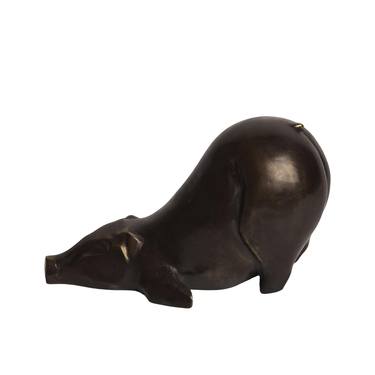 Pig Bronze Sculpture thumb