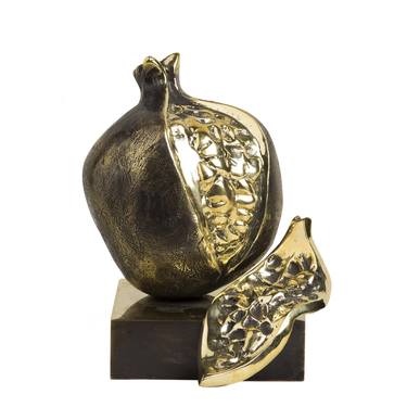 Pomegranate Bronze Sculpture thumb